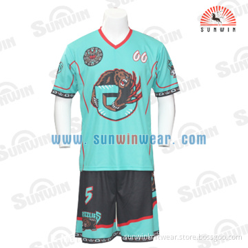 customized high qualtiy polyester quick dry cheap football jersey set soccer uniform for women men kids